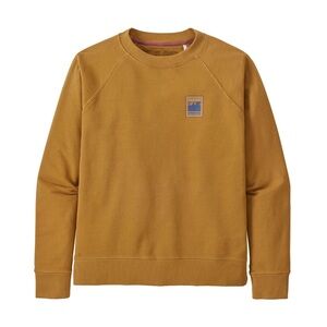 Patagonia Mustard Yellow Crewneck Sweatshirt